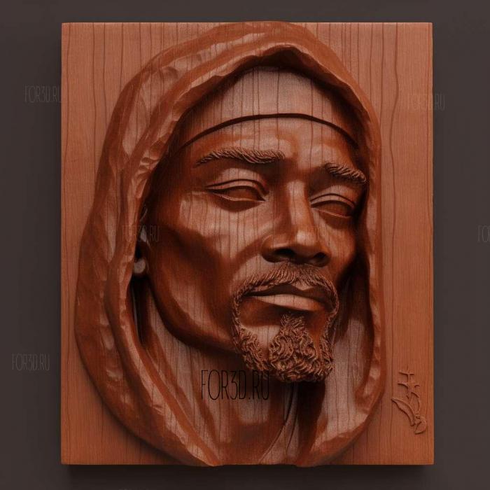 snoop dog 4 stl model for CNC